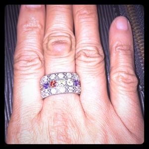 Chanel ring semi precious stones